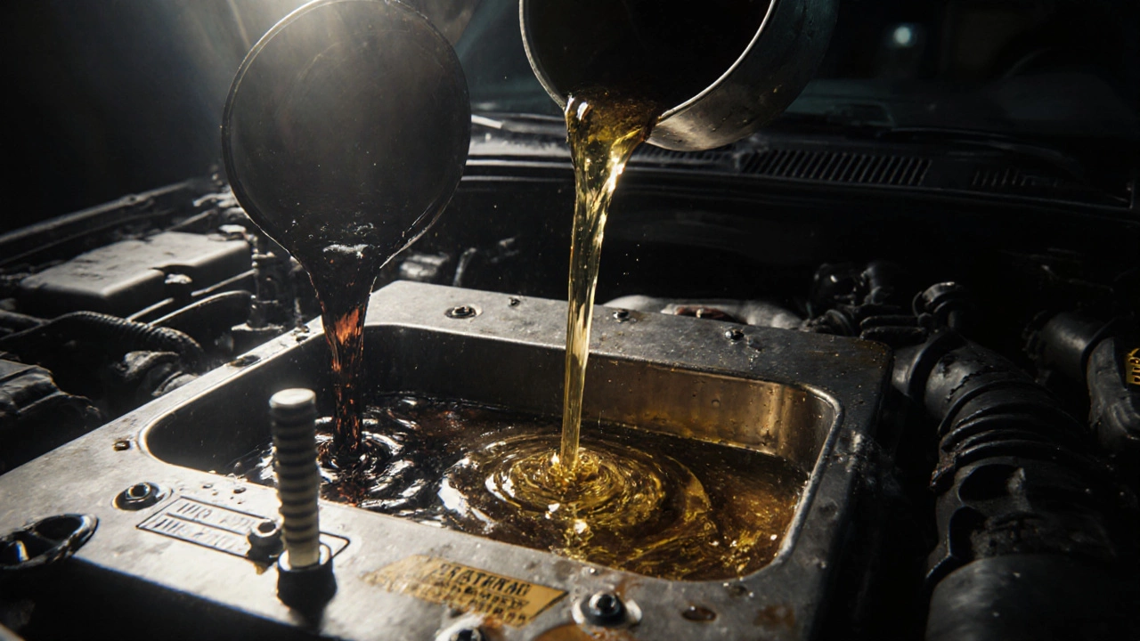 Что будет, если в старое моторное масло залить новое: последствия и правильная замена