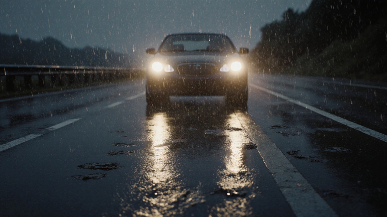 Какие лампы лучше светят на мокрой дороге: сравнение галогенок, ксенонов и светодиодов