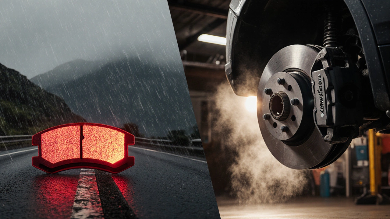 Сравнение тормозных колодок: Raybestos в горах и Acdelco в городе