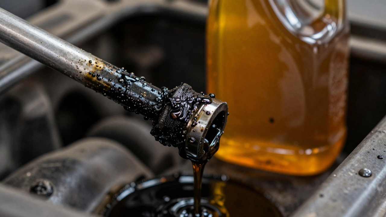 Как ведет себя двигатель на старом масле: последствия и признаки износа