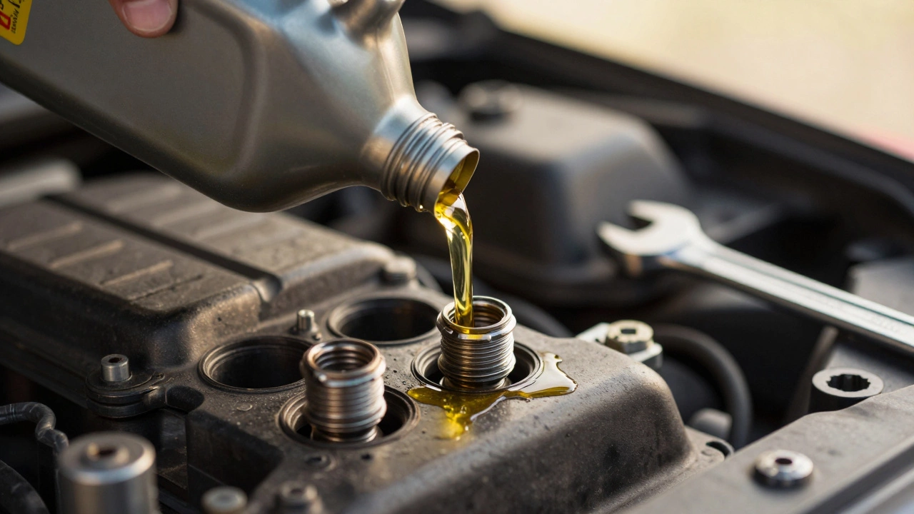 Заливка масла в цилиндры перед запуском двигателя