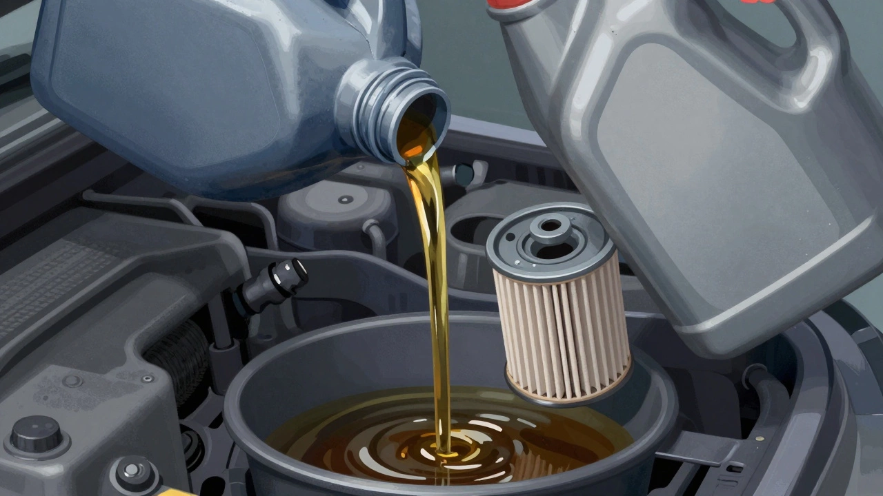 Замена моторного масла и масляного фильтра